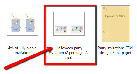 microsoft word invitation templates 2 per page