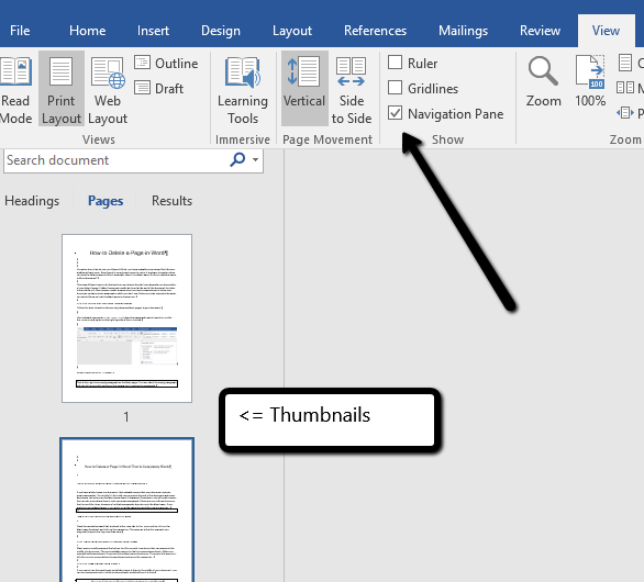 change orientation of one page in word mac