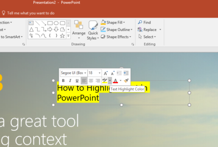how to highlight a picture with a gray box in powerpoint