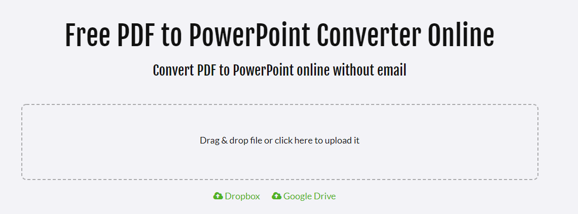 google doc convert pdf to ppt